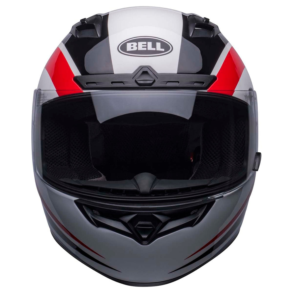 Bell Qualifier DLX MIPS Blitz side view highlighting compact silhouette and venting.