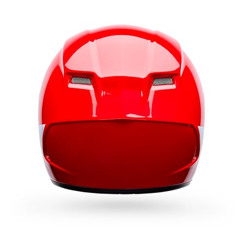 Bell Qualifier helmet face shield in use with anti-fog protection.