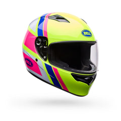 Bell Qualifier helmet front view highlighting aggressive styling and secure fit for riders.