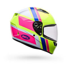 Bell Qualifier helmet side profile showing anti-fog shield and streamlined silhouette.