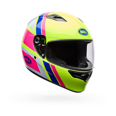 Bell Qualifier helmet side view highlights venting and secure fit on highways.