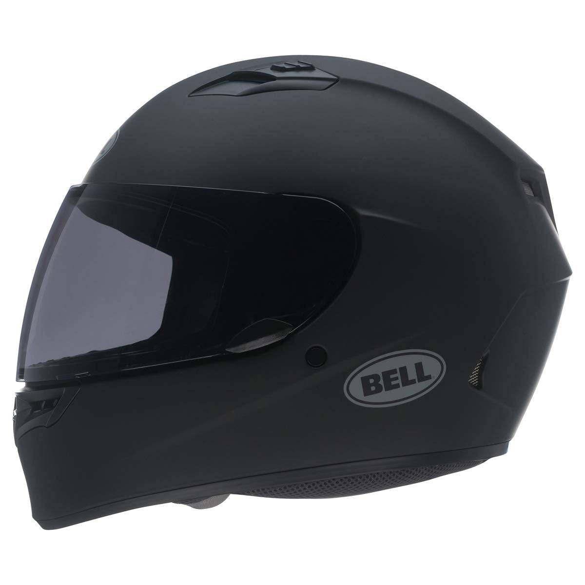 Bell Qualifier matte black interior view emphasizing comfortable liner