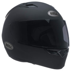 Bell Qualifier matte black helmet side view showing compact profile and protection