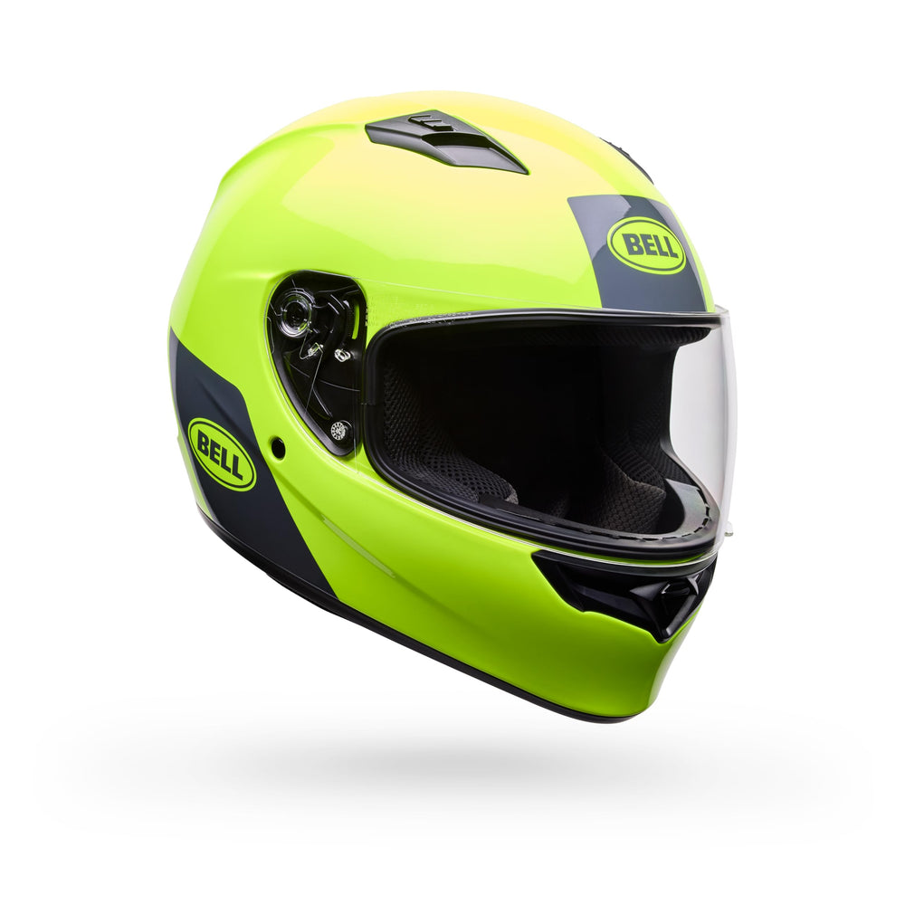 Bell Qualifier helmet front view with aggressive styling for confident street riding