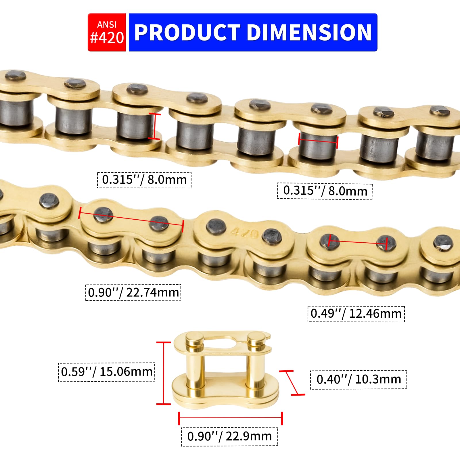 Belleone chain breaker tool for quick on-site maintenance