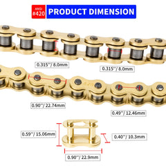 Belleone chain breaker tool for quick on-site maintenance
