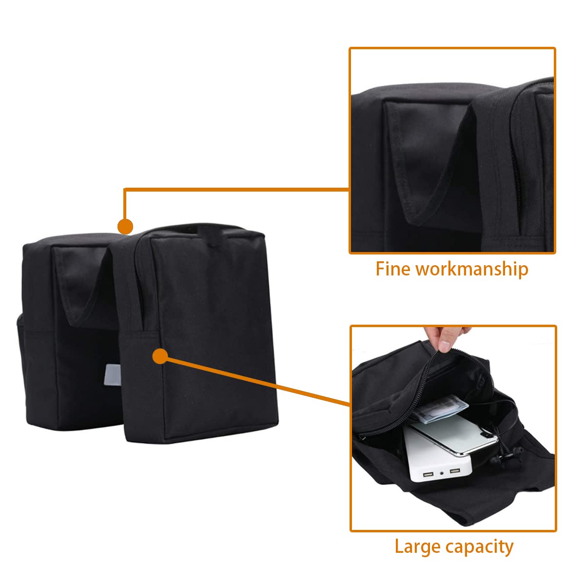 BELOMI ATV Tank Top Bag gas cap fit protects your tank area