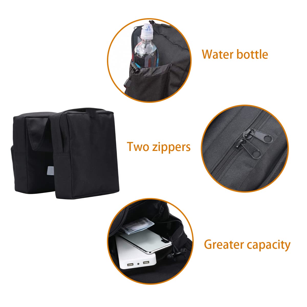 BELOMI ATV Tank Top Bag water bottle pocket keeps drinks secure