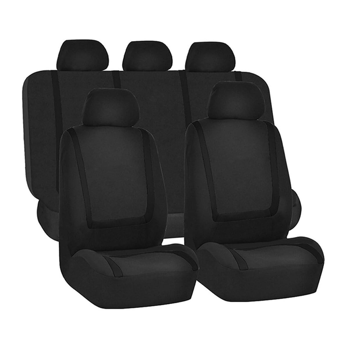 BELOMI car seat covers full set in black offers universal protection for interiors.