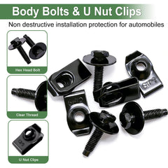 Bemaka 50pcs kit bumper attachment view highlights versatile mounting options