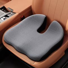 Benazcap car seat cushion front view shows ergonomic shaping for long drives.