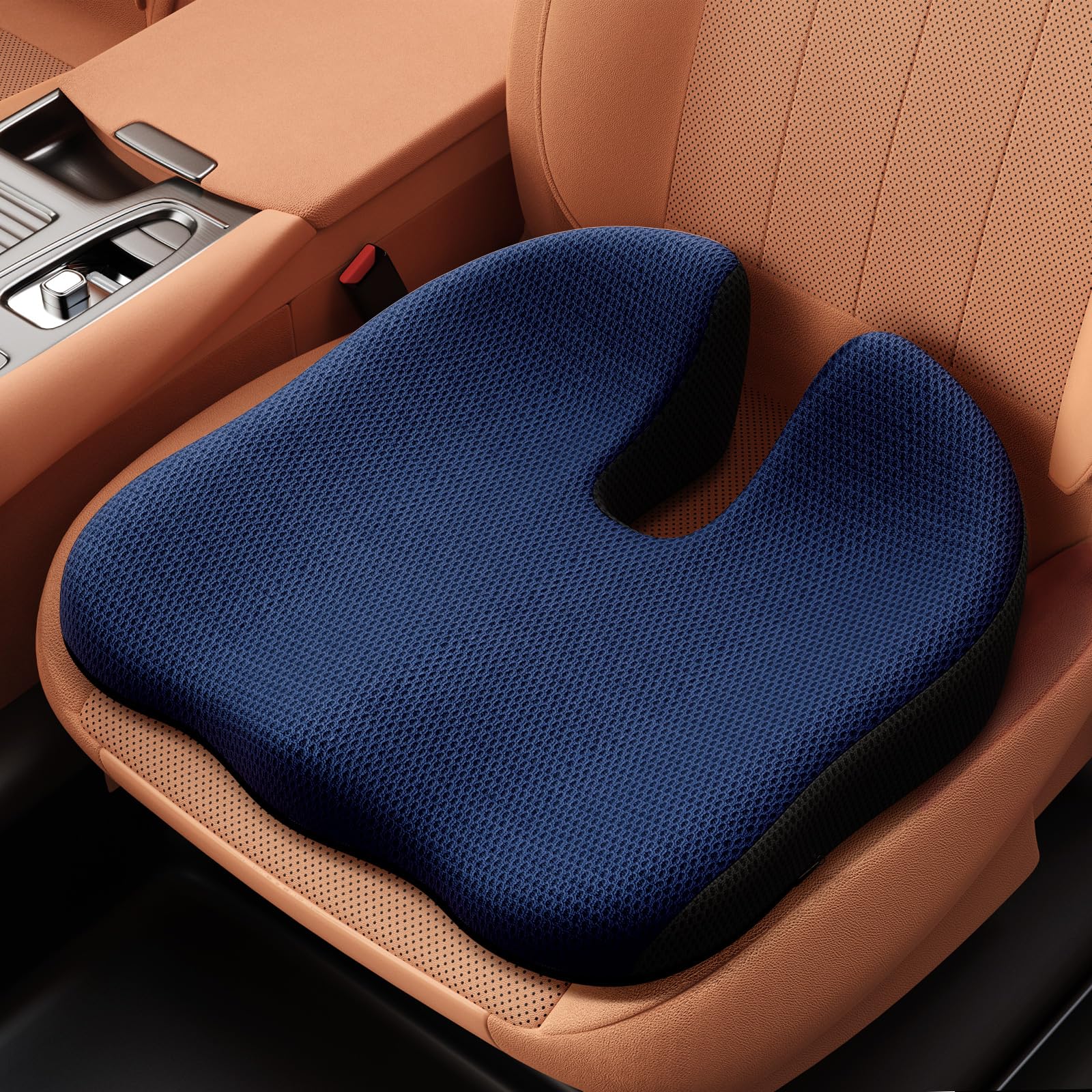 Benazcap memory-foam-core cushion supports posture during long drives