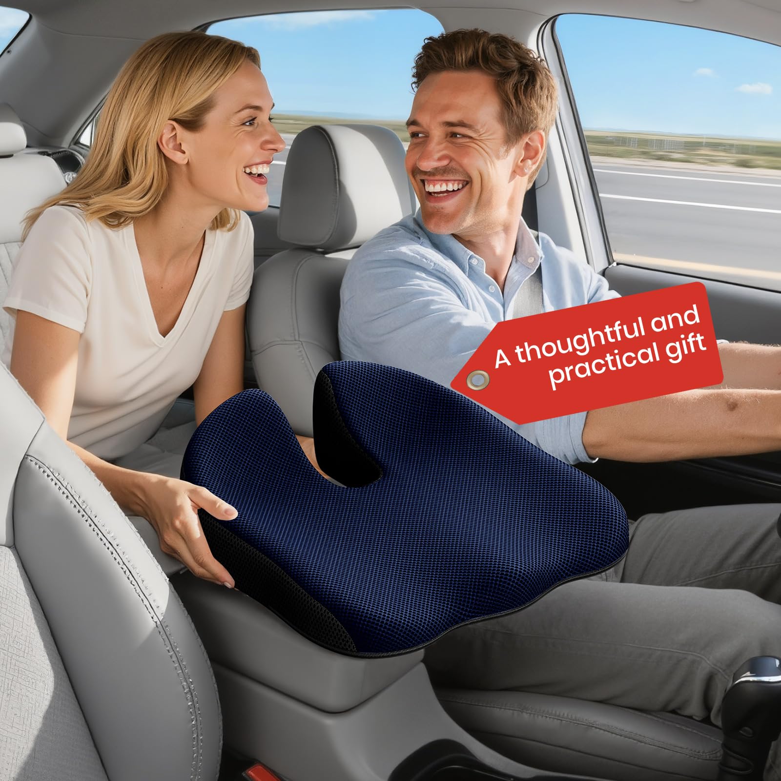 Benazcap road-trip comfort durable seat pad travels across vehicles