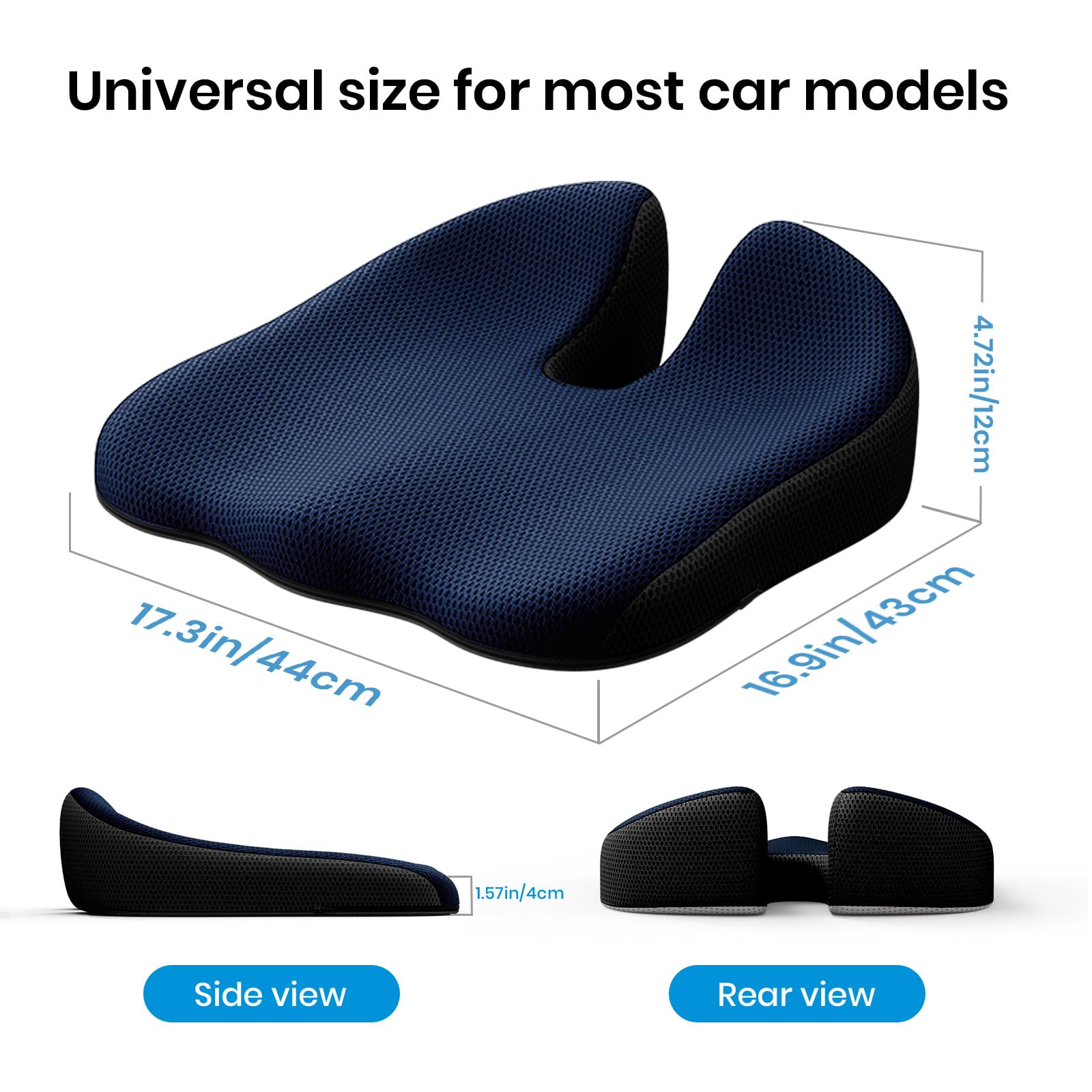 Benazcap height-boost elevates view and seating comfort during drives