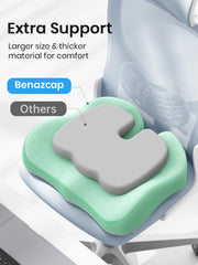 Benazcap seat cushion removable cover is machine washable for easy cleaning.