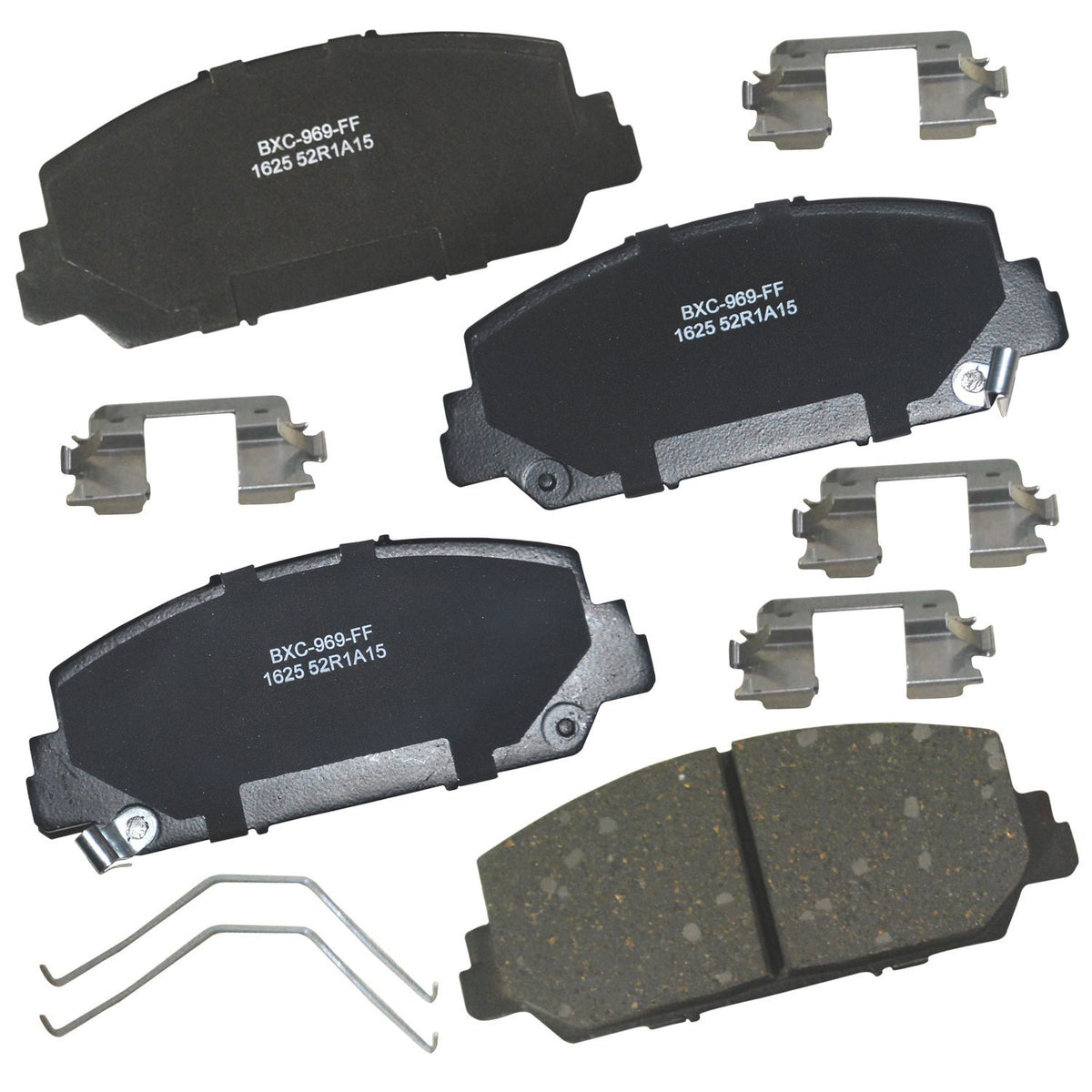 Bendix Premium Ceramic Front Brake Pads for Acura ILX: smooth daily braking and durable wear resistance.