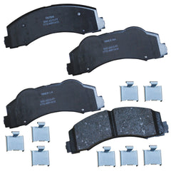 Bendix Premium Ceramic brake pads for Expedition and F-150; close-up of the friction surface.