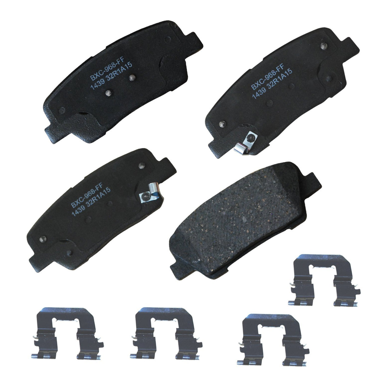 Bendix Premium SBC1439 ceramic rear brake pads pack for reliable daily braking