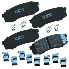 Bendix Premium SBC606 ceramic rear brake pad assembly for reliable stopping.