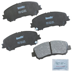Bendix Priority1 ceramic front brake pad on Nissan Qashqai with OE fit and smooth operation