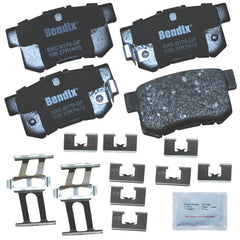Bendix Priority 1 ceramic rear brake pads for Acura CL offer quiet, reliable braking performance