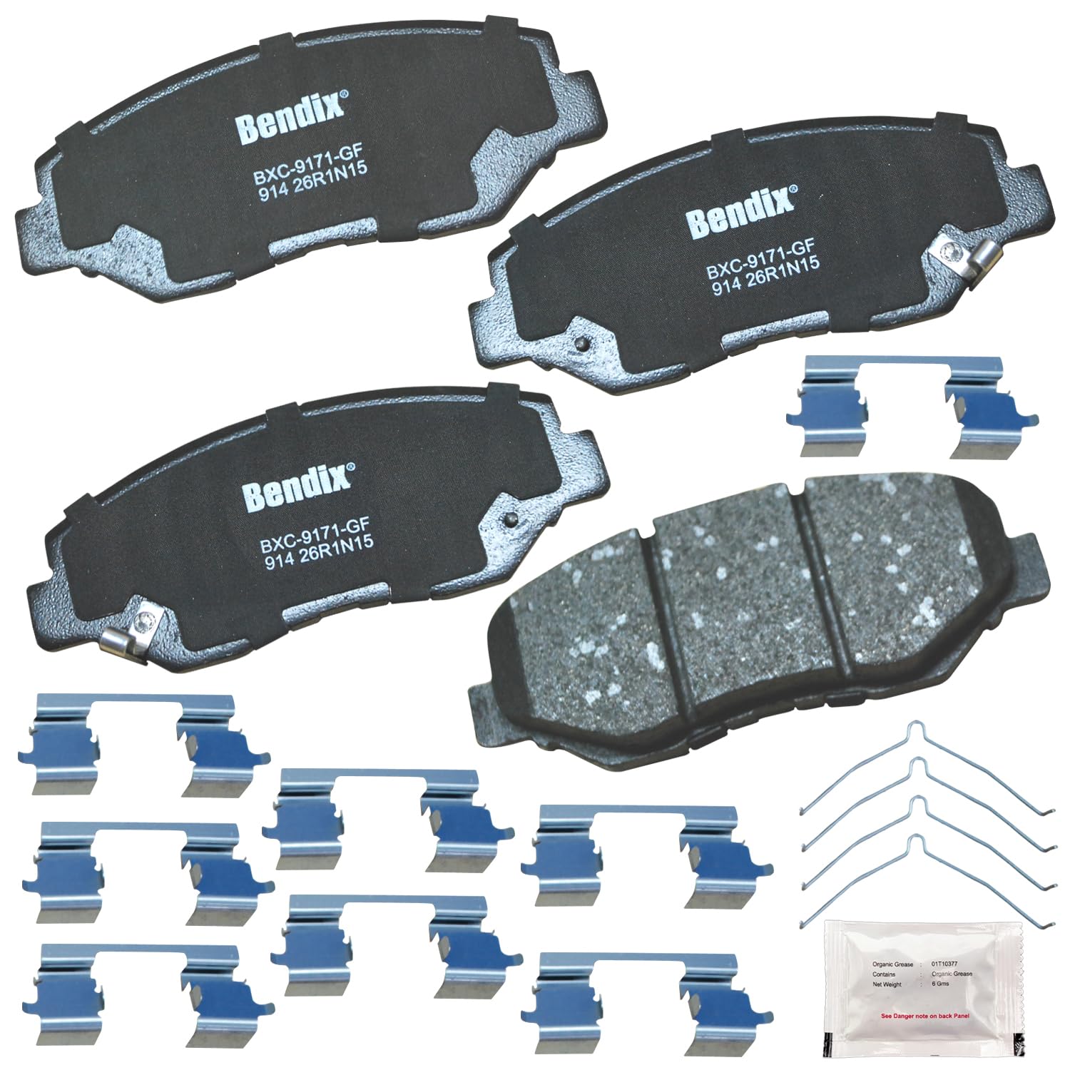 Bendix Priority1 ceramic front brake pad for Acura ILX with precise fit and quiet performance.