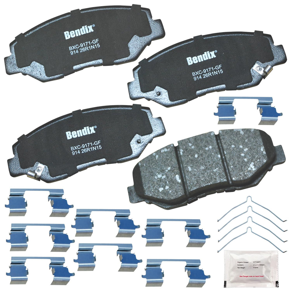 Bendix Priority1 ceramic front brake pad for Acura ILX with precise fit and quiet performance.