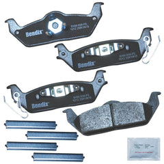 Bendix Priority1 CFM1012 rear brake pad for Ford F-150 with precise fit and reliable stopping.