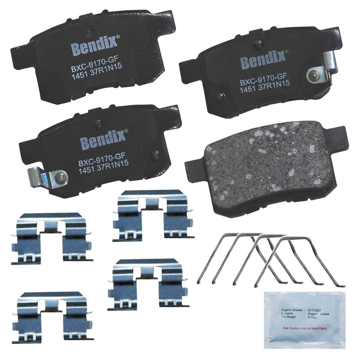 Bendix Priority1 rear brake pads for Acura TSX offer reliable stopping power for daily driving.