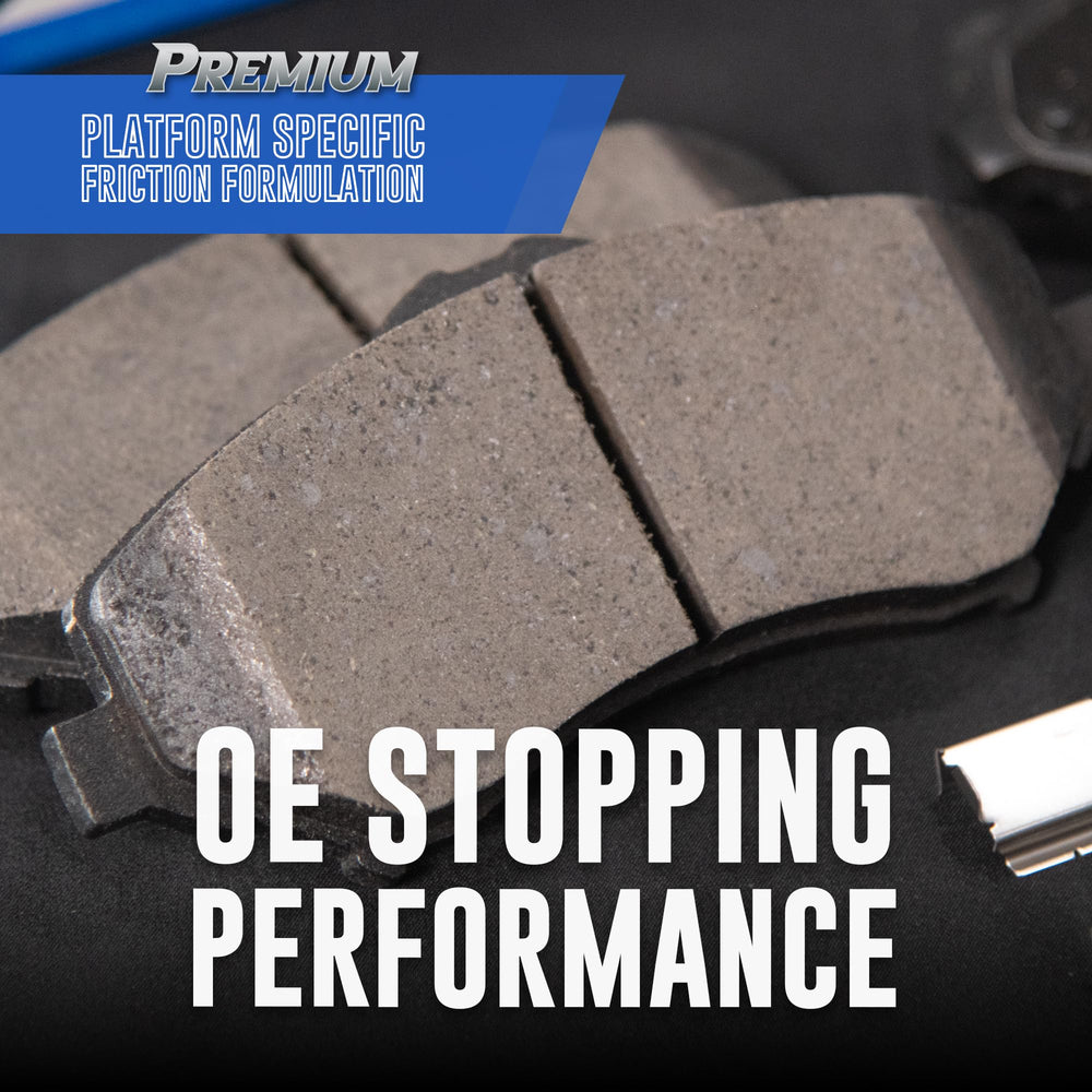 Bendix pad installed on rotor demonstrating fit and improved stopping feel