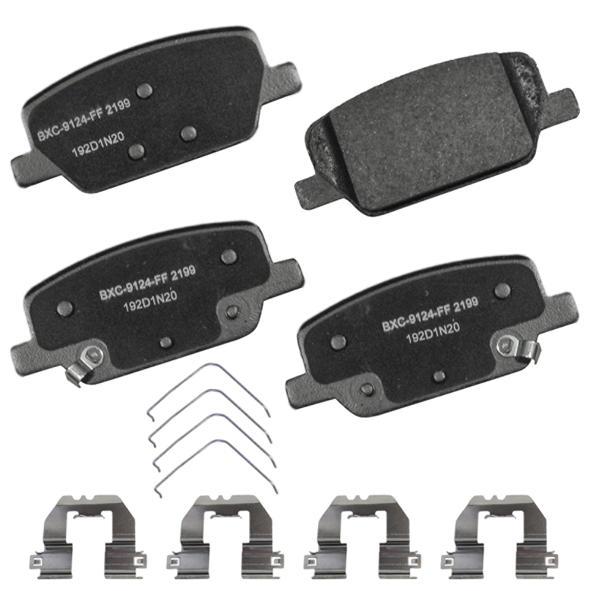 Bendix SBC2199 ceramic rear brake pads for Hyundai Palisade offer reliable daily braking performance