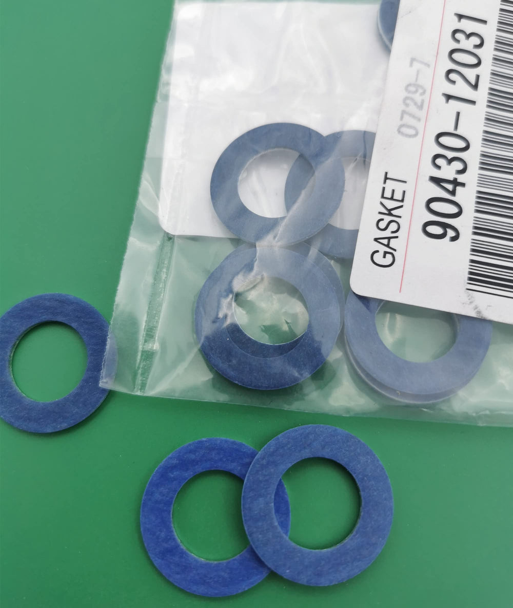 Unopened packaging of Benedetto gaskets confirms quantity for replacements.