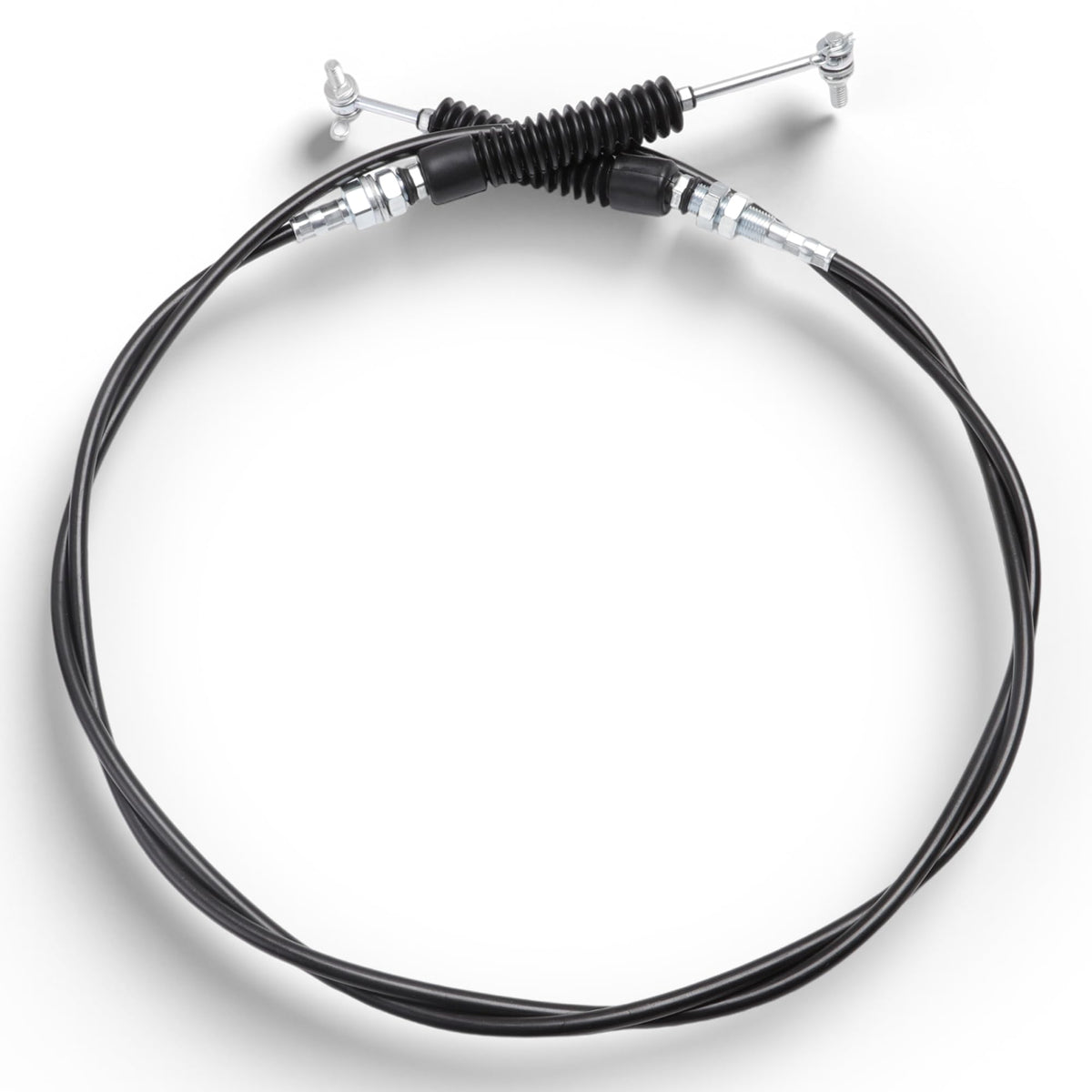 BENERAY 7081883 shift cable close-up shows durable aluminum-ABS construction.