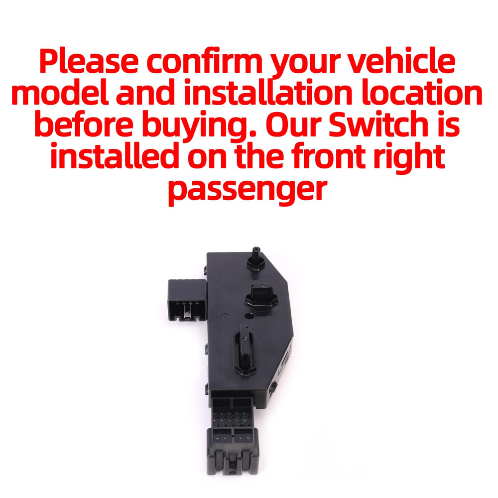 BENERAY interior power seat adjustment switch with durable metal housing