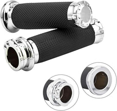 Benlari 1inch handlebar grip chrome for enhanced control