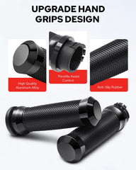 Benlari throttle grips clamp installation without glue or screws for easy upgrade.