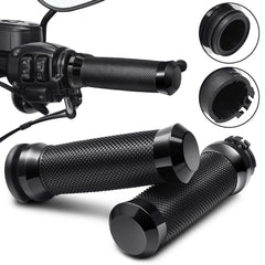 Benlari 1'' throttle grips fit Harley models with precise alignment for smooth rides.