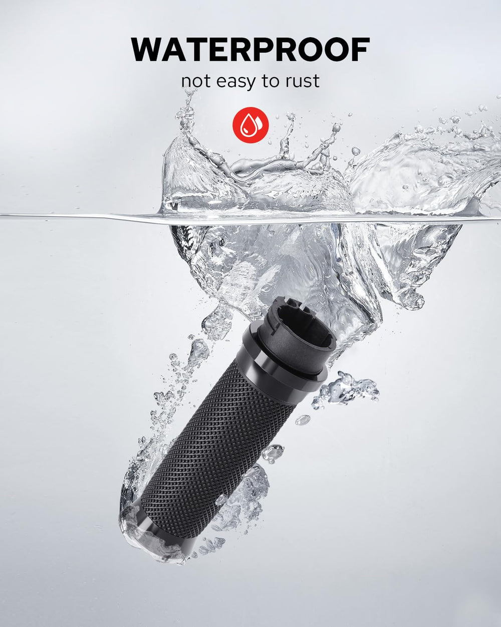 Benlari knurling design provides comfortable grip and reduces hand fatigue during riding.