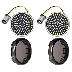 Benlari 2inch front turn signals with 81 LEDs deliver brighter visibility for Harley models.