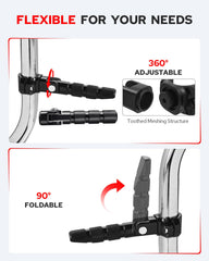 Benlari CNC highway pegs folded to 90 degrees for easy storage.