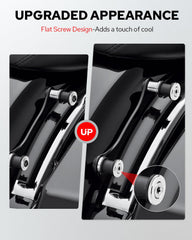 Chrome-finish Benlari hardware detail showing durable construction