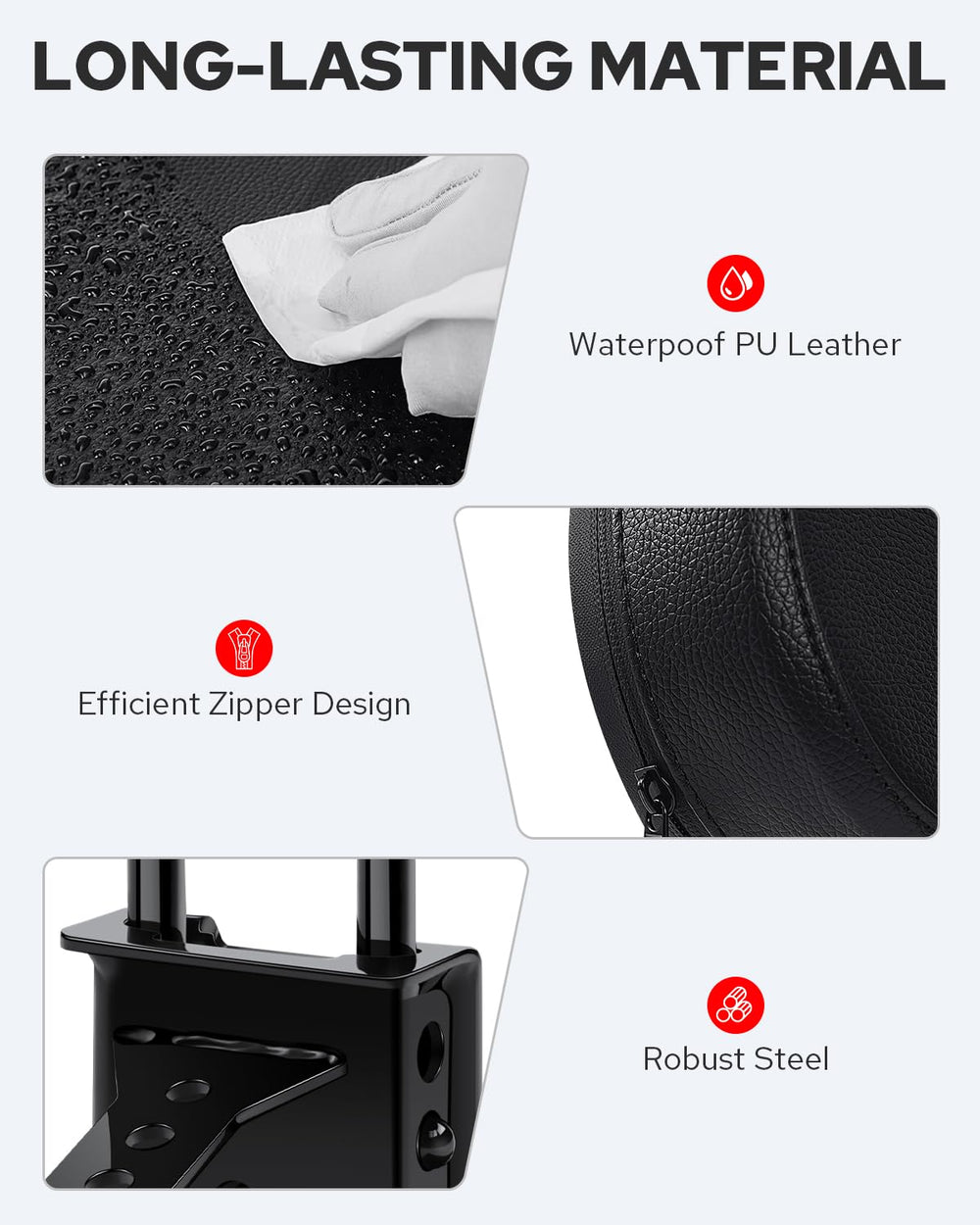 Benlari backrest with headphone jack adds convenience