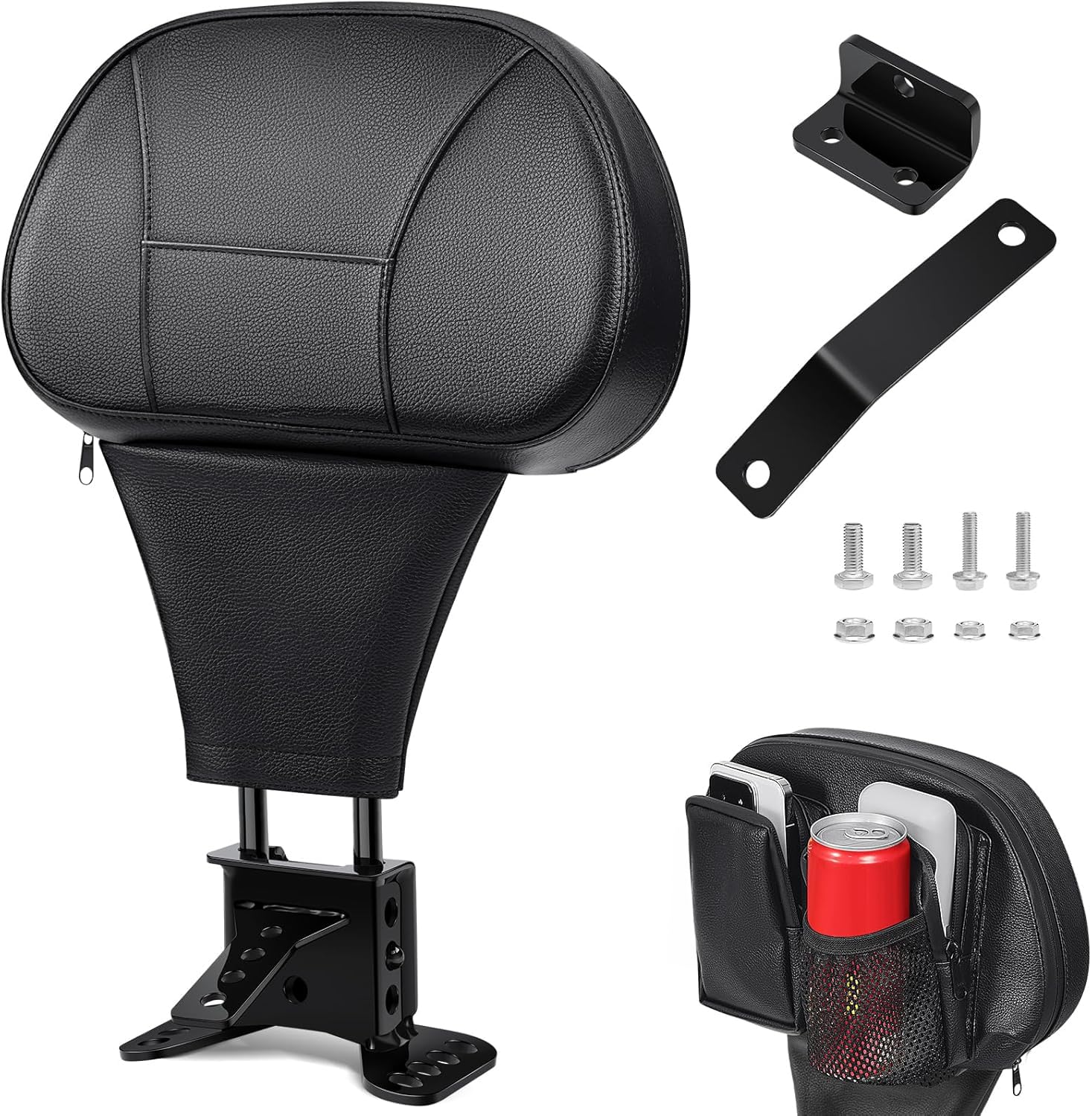 Benlari driver backrest installation on Harley for quick fit
