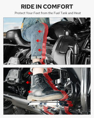 Benlari driver floorboard extensions 1inch left enhance foot position for comfortable rides