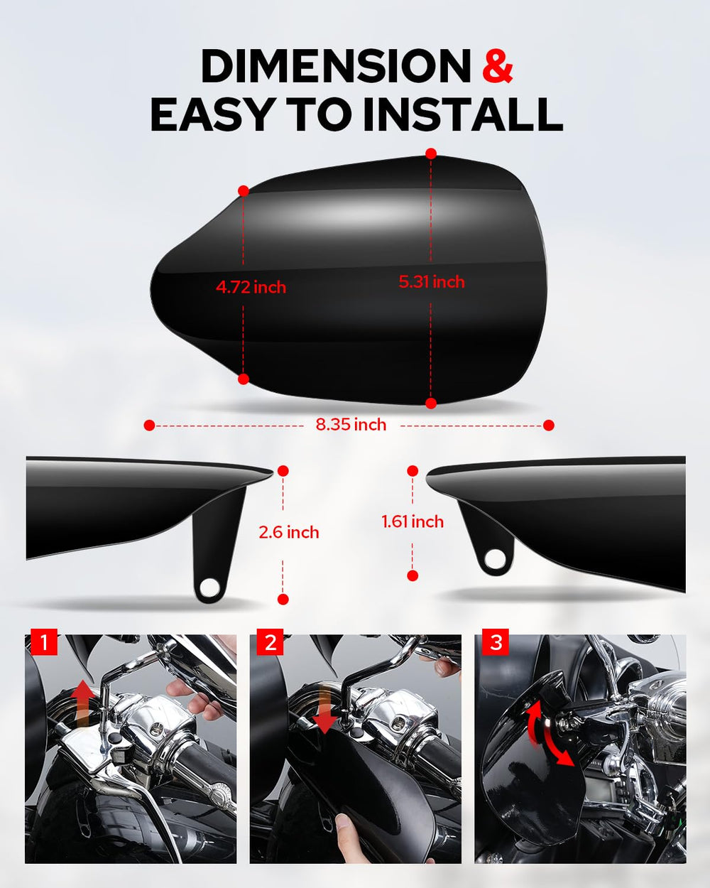 Easy-to-follow installation notes help riders verify model-year compatibility before buying.
