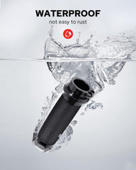 Benlari ergonomic anti-slip rubber grip improves control in wet conditions.