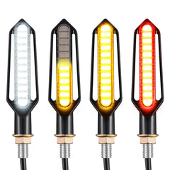 Benlari flowing LED front turn signal provides improved night visibility for safer lane changes