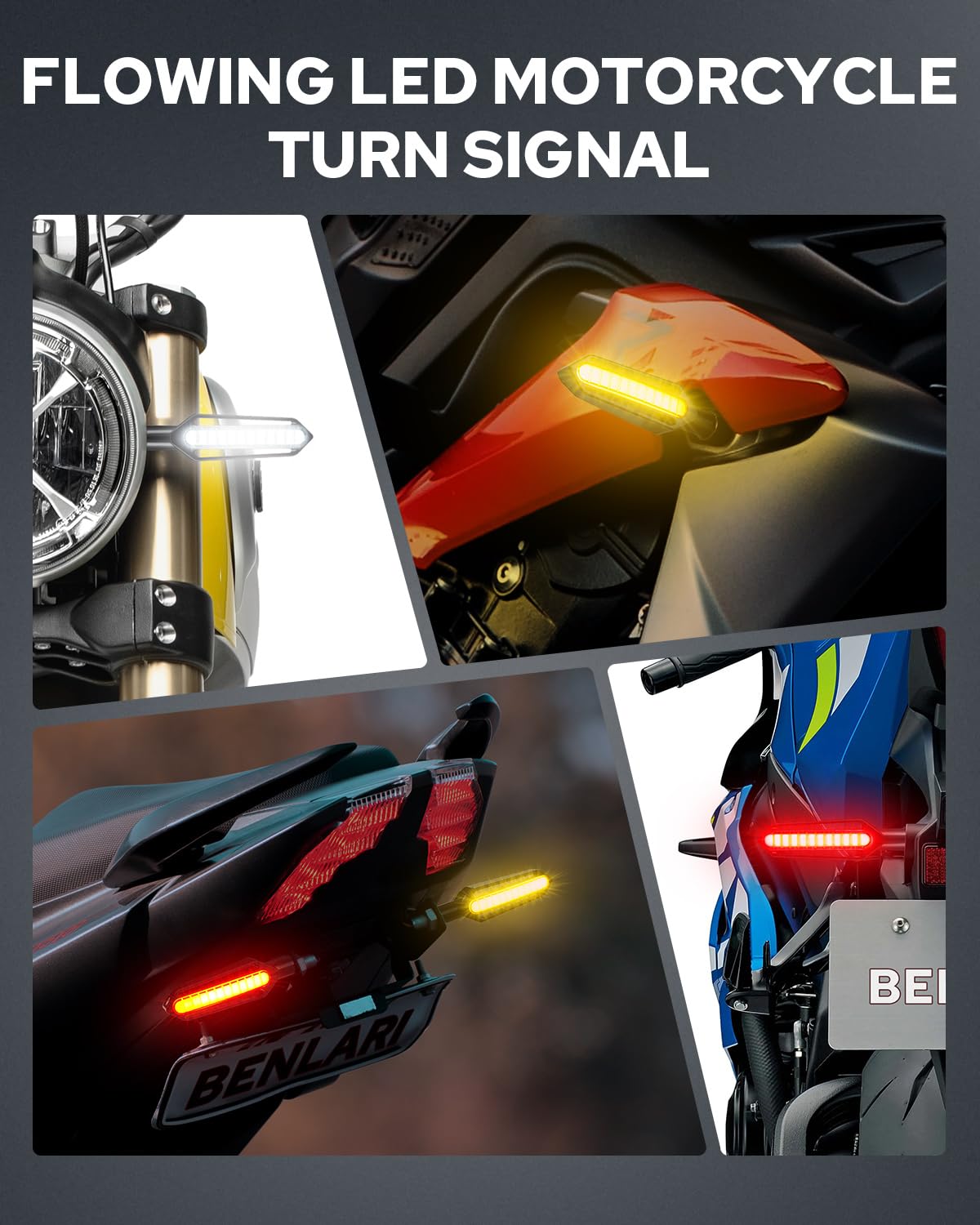 Benlari front and rear lights upgrade bike visibility with minimal effort