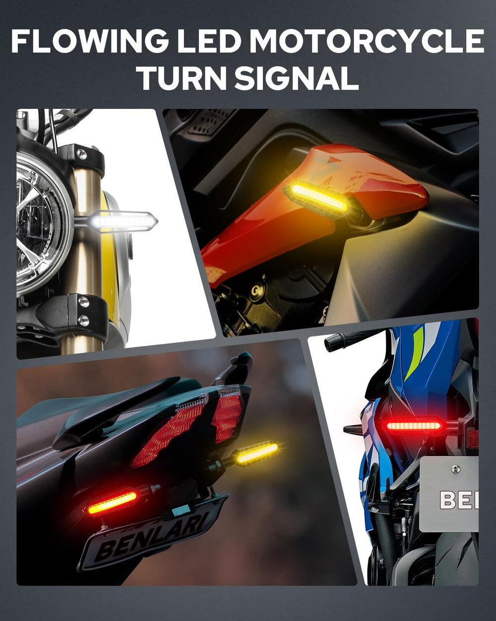 Benlari front and rear lights upgrade bike visibility with minimal effort