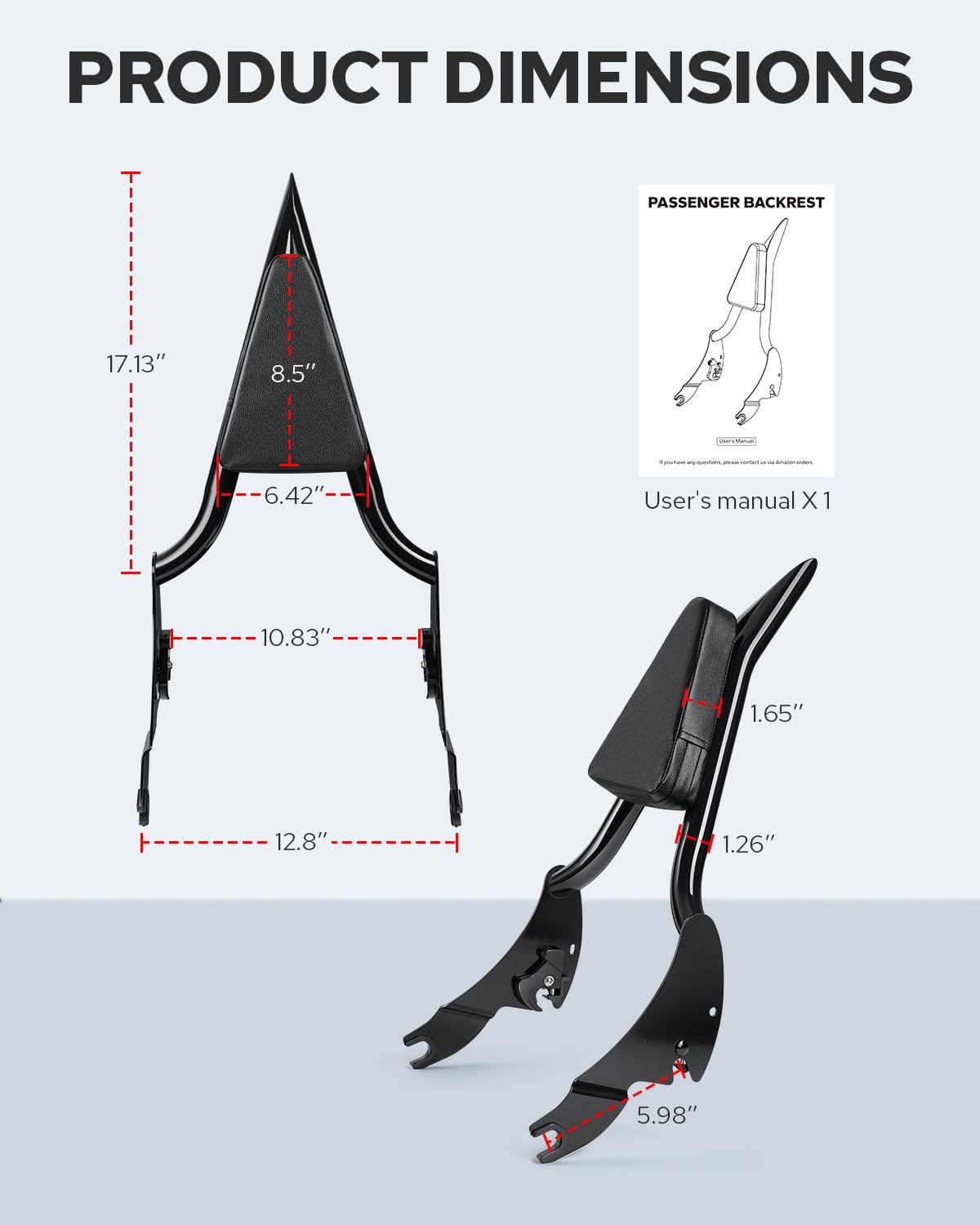 Benlari waterproof PU leather liner protects the backrest